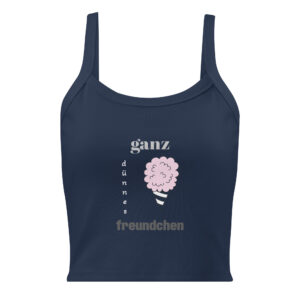 Damen Tanktop mit feiner Rippstruktur
